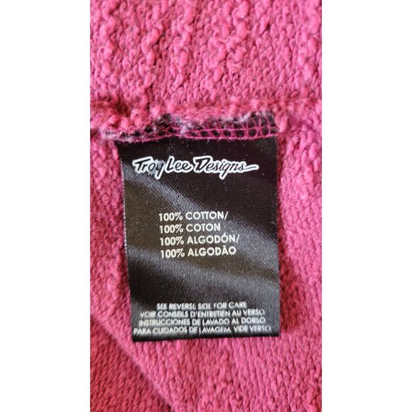 Troy Lee Designs Maroon Hoodie Jacket - Picture 4 of 4